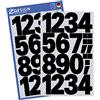 Avery Zweckform Numeri Lettering Univers Bold 71pt nero poliestere autoadesivo 2 fogli 28Etik.