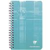 Clairefontaine 68681C Taccuino a Spirale - 11x17cm - 100 pagine quadretti grandi - Carta Bianca 90 g - copertina in carta laminata colore casuale