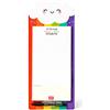 Legami Don't Forget - Blocco Note Magnetico, 11x28 Cm, Rainbow