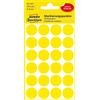 AVERY Zweckform 3007 punti di marcatura autoadesivi, 96 pezzi (diametro 18 mm, punti adesivi su 4 fogli, adesivi per codifica a colori, adesivi rotondi per calendari, agenda e bricolage, carta) giallo