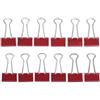 Maul Original Mauly Klemmer 19 mm, morsetto pieghevole, larghezza di bloccaggio 7 mm, 2141925, scatola 12 pezzi, rosso