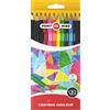 POINT DE MIRE 12 matite colorate, 18 cm, per cancelleria, forniture scolastiche
