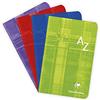 Clairefontaine 3608C Un Répertoire Alphabétique Agrafé - 11x17 cm - 96 pagine quadretti grandi - Carta bianca 90 g - copertina in carta laminata colore casuale
