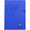 Clairefontaine 303510C Un quaderno a punto metallico Mimesys - A4 21x29,7 cm - 120 Pagine a quadretti 10x10 mm con margini - Carta Bianca 90 g - copertina in polipropilene Colore casuale