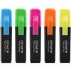 Genie evidenziatore con punta a scalpello, Neon giallo Confezione da 5