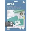 APLI 12924 - Etichette bianche permanenti, 70,0 x 25,4 mm, 10 fogli
