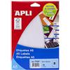 APLI 7107 - Blister con etichette, 30 Pezzi