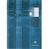 Clairefontaine 5812C blocco A4 21x29,7cm 200p quad. piccoli 90g blu