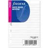Filofax Pocket White Ruled Notepad