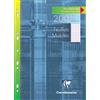 Clairefontaine 17522C Astuccio di fogli mobili forati - A4 21x29,7 cm - 200 pagine Quaderni Piccoli con margini - Carta Bianca 90 g - Astuccio Riutilizzabile