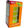 APLI Kids 12475-Rotolo gommosi quadrati 15 mm gialli
