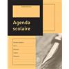 Le Dauphin 52032D - 1 agenda scolastica dello studente - Dimensioni 17 x 22 cm - 39 settimane - 2 pagine/settimana - pagina orario -72 pagine angoli perforati - copertina morbida colore nero/arancione