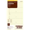 Filofax - Rubrica personale con nome, indirizzo, e-mail, telefono, fax, cellulare, colore: Crema