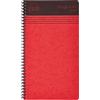 NU: Craze Cloud Range - Blocco note con rilegatura a spirale, a righe, 110 pagine, colore: Rosso