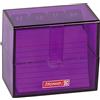 Brunnen 102058060 Colour Code - Schedario in polistirolo, per schede A8, 8,5 x 7, 5 x 4, 8 cm, colore: Viola