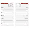 rido/idé 7012130001 Timer, inserto ad anelli TM 15, 1 pagina = 1 settimana, 87 x 153 mm, calendario 2021