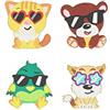 SPIRIT TTS Sticker Animals Patch Me 4/1 (blister)