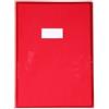 Calligraphe 73203C Copertina Cristalux Rossa - A4 21x29,7 cm - 22/100 con Portaetichetta - PVC Trasparente Liscio