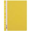 D.RECT Lux PP A4 - Cartella portadocumenti con perforazione, in pellicola di polipropilene resistente, colore giallo
