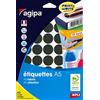 APLI 114327 - Confezione da 400 puntini multiuso, diametro: 24 mm, colore: Nero