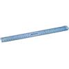 Westcott E-14175 00 Righello in alluminio, infrangibile, 30 cm, scala in cm e pollici, blu