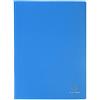Exacompta 8822E Portalistini Opak in polipropilene opaco con buste interne lisce ad alta trasparenza, 20 buste e 40 facciate. Formato A4 Colore della copertina Blu chiaro