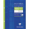 Clairefontaine 1332C - astuccio 17x22 cm 100 p quad. piccoli 90g bianca
