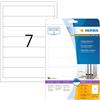 Herma 8620 Étiquettes classeur 192 x 38 A4 70 pièces Blanc