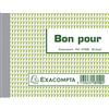 Exacompta 10.5 x 13.5 cm Buon per - 50 fogli autocopiants - Sotto Pellicola