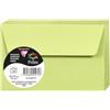 Clairefontaine 55471C - Pacco da 20 Buste autoadesive - Formato 9x14cm - 120g/m² - Colore verde germoglio -Inviti Eventi e Corrispondenza - Gamma Pollen - Carta Premium Liscia