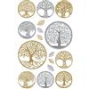 Avery Zweckform adesivi 76 x 120 mm Transp schermo 1Bg, motivo albero della vita