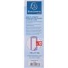 Exacompta - Cod. 5388E - Confezione da 10 etichette adesive per registratori a leva dorso 80mm - Bianco