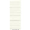 Leitz 19020001 - Targhette bianche universali, 3 rige, 100 pezzi, colore: Bianco
