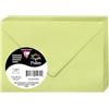 Clairefontaine 55470C - Pacco da 20 Buste gommate - Formato 7,5x10cm - 120g/m² - Colore verde germoglio -Inviti Eventi e Corrispondenza - Gamma Pollen - Carta Premium Liscia