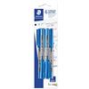 Staedtler Medium Stick 430 Penna a sfera, blu, confezione da 6