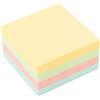 D.RECT | Foglietti Adesivi | Set di 1 Pezzi | 75x75mm | Note Adesive | 1x450 un Blocco di Fogli | Forniture per Ufficio | Colori Pastello
