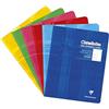 Clairefontaine 3997C - quaderni cuciti Clairenfanfanfan, formato A5, a righe, francese, 5 mm, 32 pagine, colori assortiti