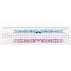 Maped 245601 STUDY FANCY - Righello resistente agli urti, 30 cm