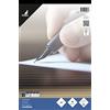 Kangaro K-5504 - Blocco note formato A4, a righe, 60 g, 100 fogli, 31 x 21 x 0,8 cm, colore: Bianco