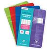 Clairefontaine 3696C Un taccuino Agrafé ipovedenti - 11x17 cm - 96 pagine Quadretti grandi neri ingranditi 10/10 - Papier Blanc 90 g - copertina in carta laminata - colore casuale
