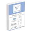 Clairefontaine 9411C - Conf. 20 buste 90x140 mm righe 130g/m² bianche