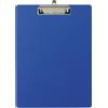 Exacompta 19292E Porta blocco in cartone Balacron con busta in plastica e clip con sistema di fissaggio a parete Formato 23 cm x 32 cm per documenti formato A4 colore blu.