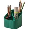 HAN Portaoggetti da scrivania HAN KARMA - 4 scomparti, 80-100% di materiale riciclato, verde eco, 17248-05