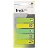smart by Leviatan Fresh - Strisce adesive Pagemarker Index, 12 x 45 mm, 5 x 25 pezzi