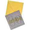 Perleberg Biglietto di auguri per 80° compleanno Lettering - 80 - 15 x 15 cm