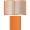 Dohe - Cartellina flessibile con 20 buste (80 micron), colore: arancione