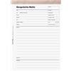 Baier & Schneider BRUNNEN - Blocco note per conversazione A5, 50Bl