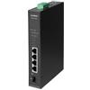 Edimax Switch di rete 5 porte INDUSTRIAL 1G Poe+ Din Rail Black IGS 1105P