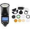 Godox V1C Professional Speedlite Speedlight Round Head Wireless 2.4G Replacement for Canon EOS Series 1500D 3000D 5D Mark lll 5D Mark ll for Wedding Portrait Studio Photography
