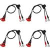 OptiMate TecMate OptiMATE CABLE O-11x4, 4 x Connettore per batteria resistente alle intemperie, per uso intensivo e per i settori automobilistico e marittimo